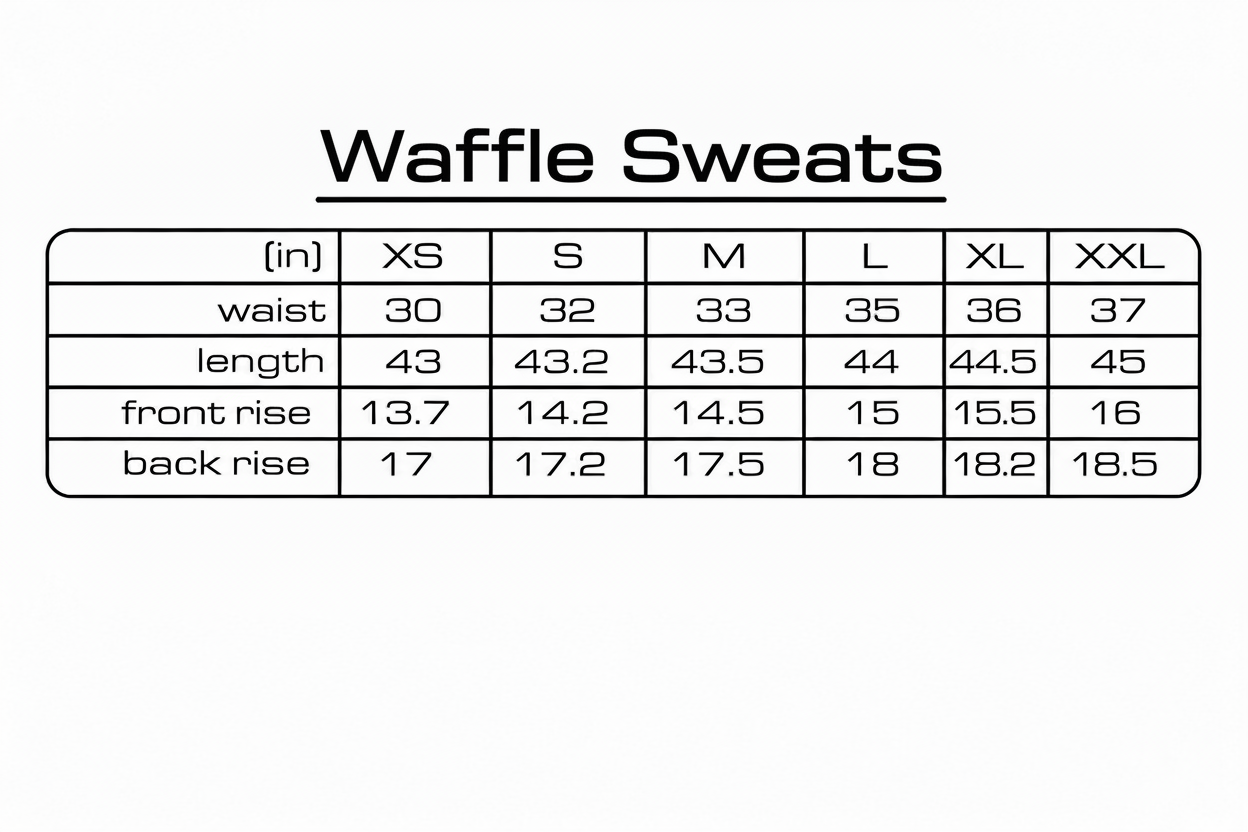 WAFFLE SWEATS